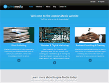Tablet Screenshot of inspiremedia.com.au
